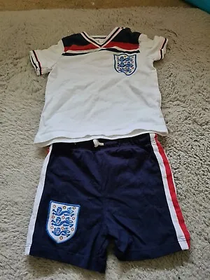 England 2 Piece Set 2022 6-9 Months • £4.50