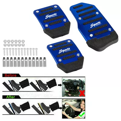 Non-Slip Treadle Manual Car Brake Accelerator Foot Pedal Pad Cover Accessories • $12.99