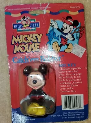 Mickey's Stuff VINTAGE  MICKEY MOUSE Catch' Em Bobber 1997  NEW In Package • $21.99