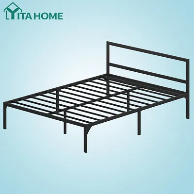 $110.99 • Buy YITAHOME Queen Size Heavy Duty Metal Bed Frame Steel Platform Headboard Bedroom