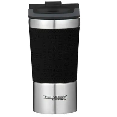$24.99 • Buy Genuine! THERMOS ThermoCafé 350 Ml Vacuum Insulated Travel Cup Mug Tumbler Black