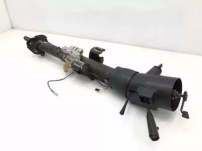 86-88 Chevrolet C4 Corvette Floor Shift Steering Column Assy W/Key Black-122 • $350.96