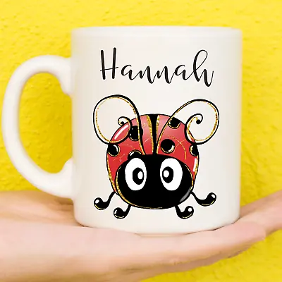 Personalised Ladybird Mug | Ladybird Gifts | Gifts For Ladybird Lovers • £11.99