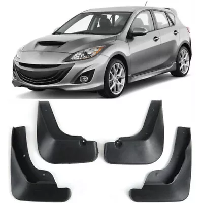 4Pcs Splash Guards Mud Flaps For 2010-2013 Mazda 3 Axela  Mazdaspeed/S Hatchback • $20.46