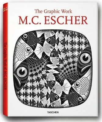 M.C. Escher. Graphic Work By M C Escher Hardback Book The Fast Free Shipping • $10.58