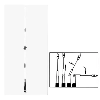 COMET CA-2X4SRB Broad Band VHF/UHF 2m/70cm Mobile Antenna W/ UHF Conn. 40  Tall • $87.29