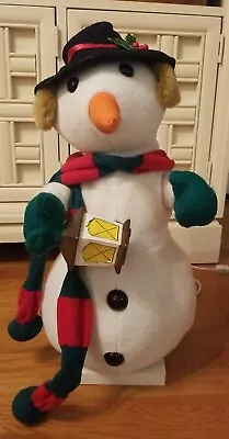 Vintage 1994 Christmas Animations Snowman Animated 21” Box Motionette Tested • $49.99