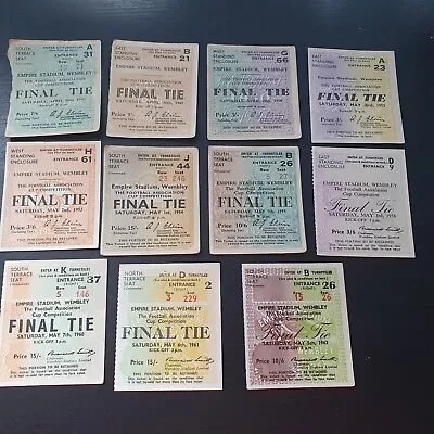 TICKET STUBS - Finals - FA Cup - League Cup • £7.50