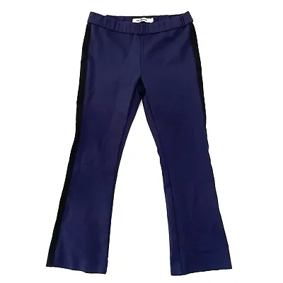 $22 • Buy Tory Burch Sport Crop Ponte Pant Color-block Women Size S 23.5”