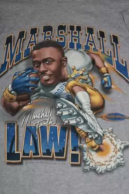 Vintage Marshall Faulk St Louis Rams Caricature Mens T Shirt Marshall Law Xl Wow • $139.99