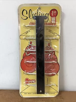 Vtg New Sealed 60s 70s Grayline Sliding Coffee Mug Cup Hanger Kitchen Organizer • £20.22
