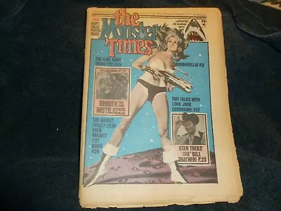 The Monster Times Volume 1 #45 January  1976 Barbarella Bill Shatner Interview • $21.99