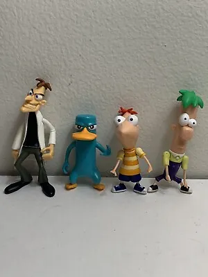 $6.99 • Buy Disney Jakks Phineas & Ferb Action Figures Set Of 4