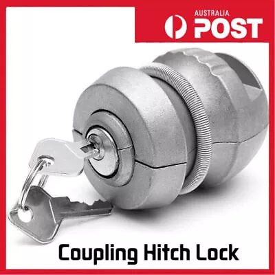 $20.89 • Buy Trailer Coupling Hitch Lock Tow Ball Bar Security Caravan RV Anti Theft Pin Tool