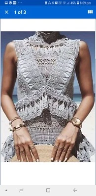 $200 • Buy Self Portrait Teardrop Guipure Lace Dress