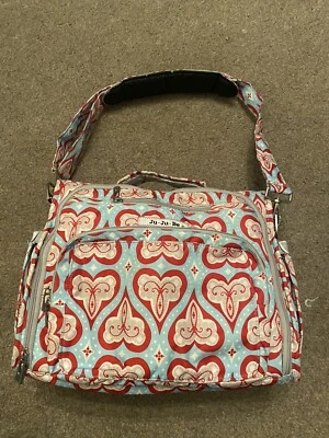 £7.99 • Buy FABULOUS DESIGNER BABY CHANGING BAG. BY JU-JU-BE Rare Heart Design.