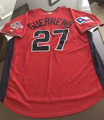 2010 ASG Vladimir Guerrero Texas Rangers AL All Star Authentic Majestic Jersey L • $299.99