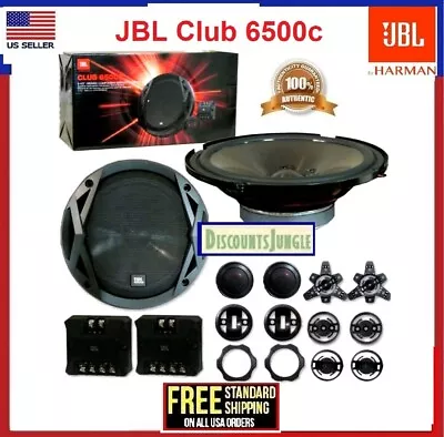 JBL Club 6500C 360 Watt 2-Way 6-1/2  Component Speakers Club Series - GTO609C • $88.95