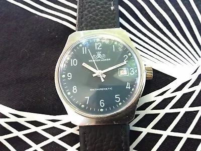 Rare Vintage Meister Anker Cal24 Antimagnetic Mechanical Men's German Wristwatch • $30