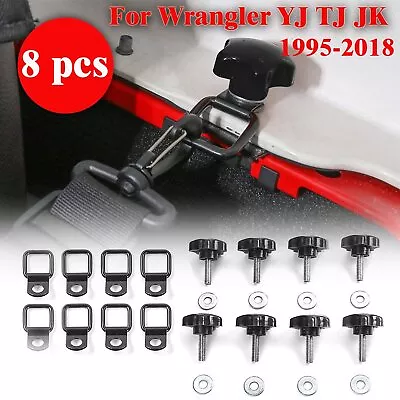 Hard Top Quick Removal Fastener Thumb Screw Nut For 1995-2018 Wrangler YJ TJ JK • $12.34