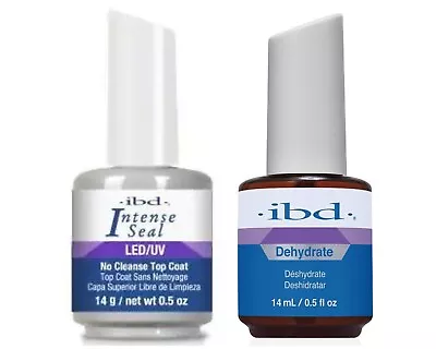 IBD - LED/UV Intense Seal ( 60505) And Dehydrate (60112+)-Combo Pack 0.5 Oz Each • $17.72