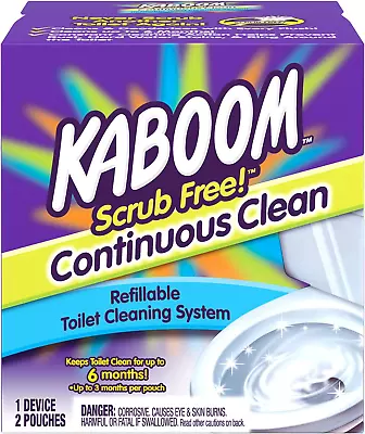 Scrub Free! Toilet Bowl Cleaner System With 2 Refills • $32.99