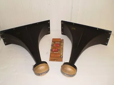 Vintage Magnavox Horn / Tweeters Set Of 2 W/ Crossovers • $49