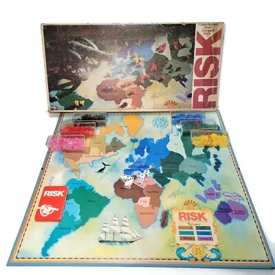 Vintage RISK Board Game 1975 Parker Bros World Conquest  • $14.95