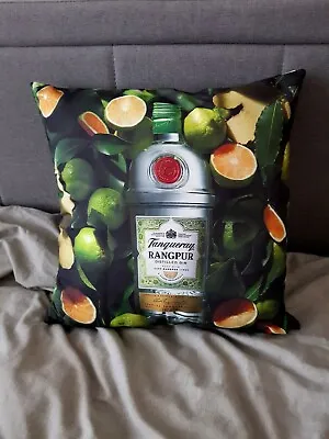 1x Tanqueray Rangpur Gin Cushion Cover Pillow Case 18” 45x45cm Party Gift • £14