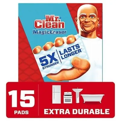 Mr. Clean Magic-Eraser Extra Durable Scrubber Sponges 15 Count-USA • $34.99