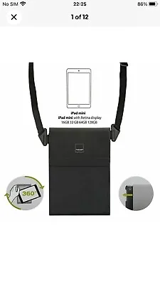 £5.99 • Buy Apple IPad MINI ERGO BOOK SLING Messenger Carry Bag Case Stand + Shoulder Strap.