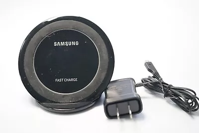 Black Original Samsung EP-NG930 Fast Charge Wireless Charging Stand W/ Cord USA • $14.99