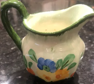 Hancock’s Ivory Ware 1930s Hand Painted Milk Jug • £5