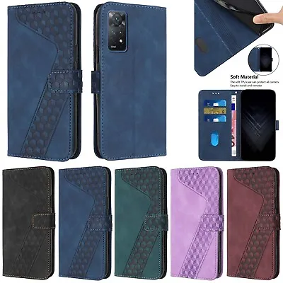 For Xiaomi Redmi 10A Note 12 Pro 11T Leather Wallet Stand Card Case Cover • $9.64