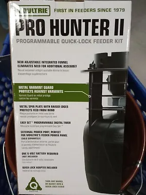 Moultrie Pro Hunter II Feeder Kit Black (MFG-13448) Sealed  • $49.95