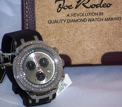 New Authentic JOJO Joe Rodeo Master Men's Watch - JJMS2(W) Aprx Diamond 2.20 CT • $799