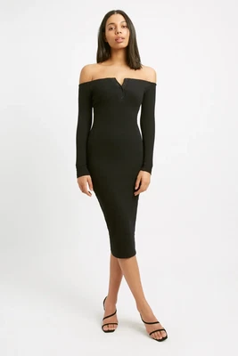 $40 • Buy KOOKAI BASTILLE MIDI DRESS Black Size 0 (34-36)