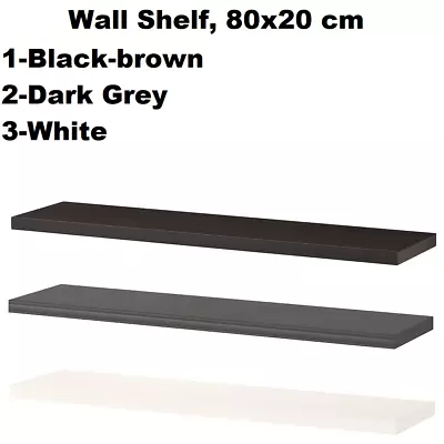 Floating Wall Shelves Wooden Hanging Shelf Picture Ledge Display Rack Bookshelf • £21.99