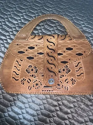 Special Vintage Handbag Genuine Embossed Leather • $49.99