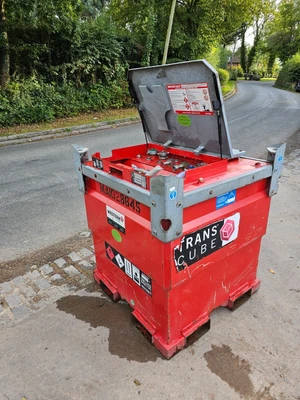 £1914 • Buy £1450+vat Western Transcube 950 Litre Bunded Diesel Fuel Bowser Generator Tank