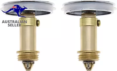 2Pcs Bathroom Sink Drain Plug Stopper 38Mm Basin Pop Up Click Clack Plug Brass • $23.99
