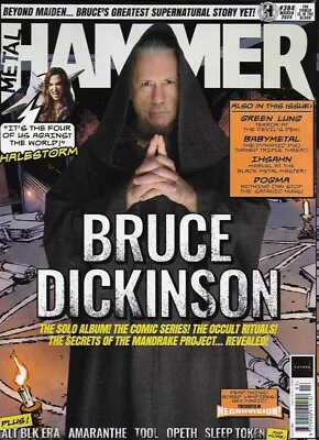 Bruce Dickinson - Metal Hammer Magazine - Issue 384 - March 2024 - Brand New • $24.99