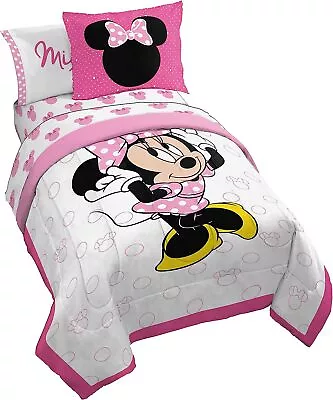 Minnie Mouse  XOXO  Kids Reversible Bed Set - AB072X5Y7XX4 • $93.95