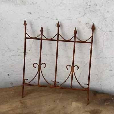 Dollhouse 1:12 Scale Miniature Rust Vintage Fence Metal Garden Accessories Home • $6.62