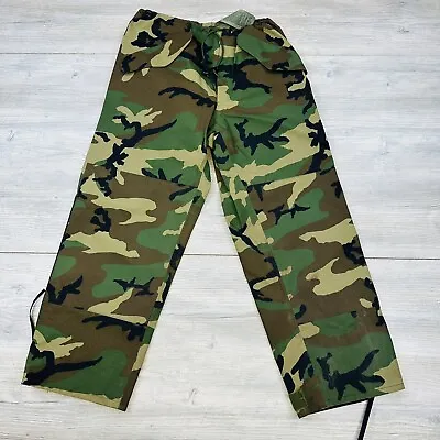 US Military Extended Cold Weather Trousers Mens Medium Green Goretex Camouflage • $39.99