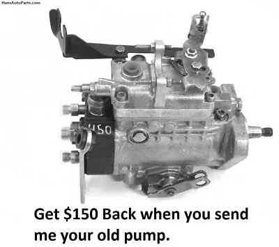 $319 VW Diesel Rebuilt Injector Pump 1.6 Jetta Rabbit Dasher 1.5 Injection • $469