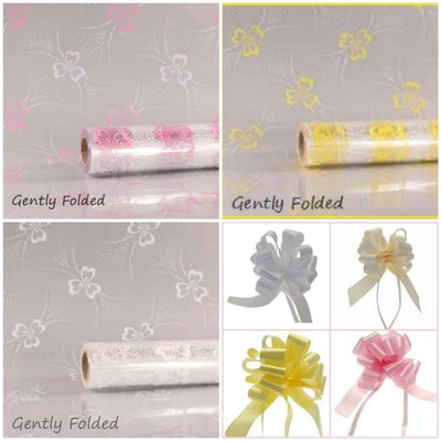 £0.99 • Buy POLLYANNA Cellophane Gift Wrap FLOWERS HAMPER Anniversary BIRTHDAY BOUQUET Cakes