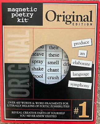 The Original Magnetic Poetry Kit - New Never Used 400 Words • $24.99