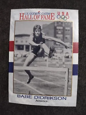 1991 Impel U.S. Olympic Hall Of Fame #6 Babe Didrikson • $1.75