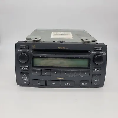 $49.99 • Buy Toyota OEM AM/FM Radio 6 Disc CD Player Changer A51814 Corolla 03-08 W/Brackets